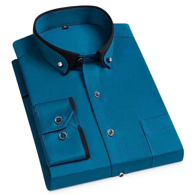 Men’s Klassisches Elegantes Langarmshirt | Abram