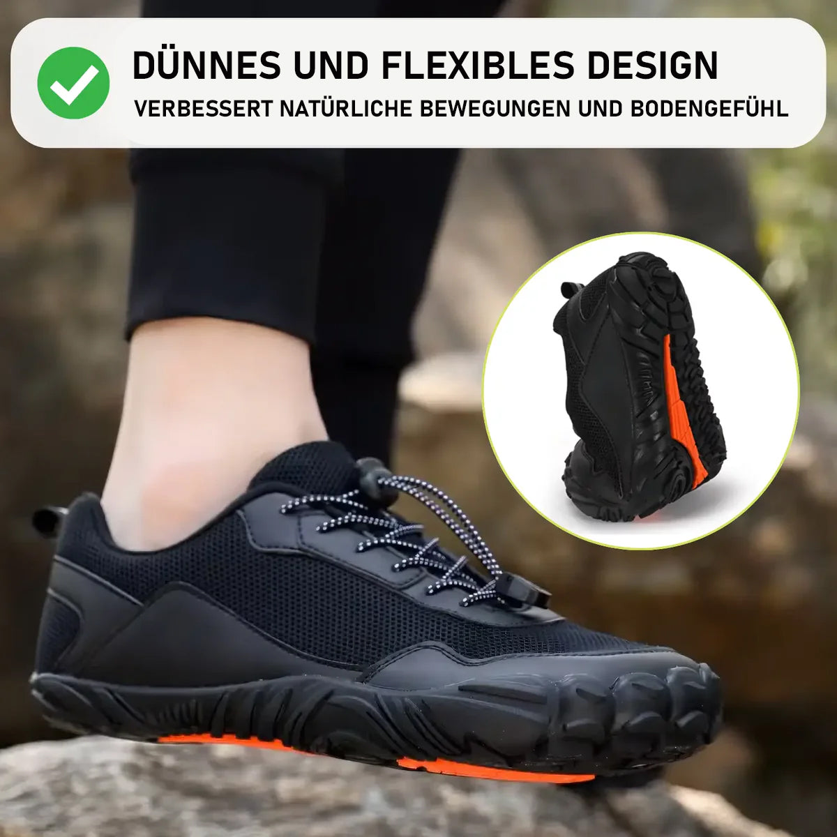 Hike - Rutschfeste Barfußschuhe für den Herbst (Unisex)