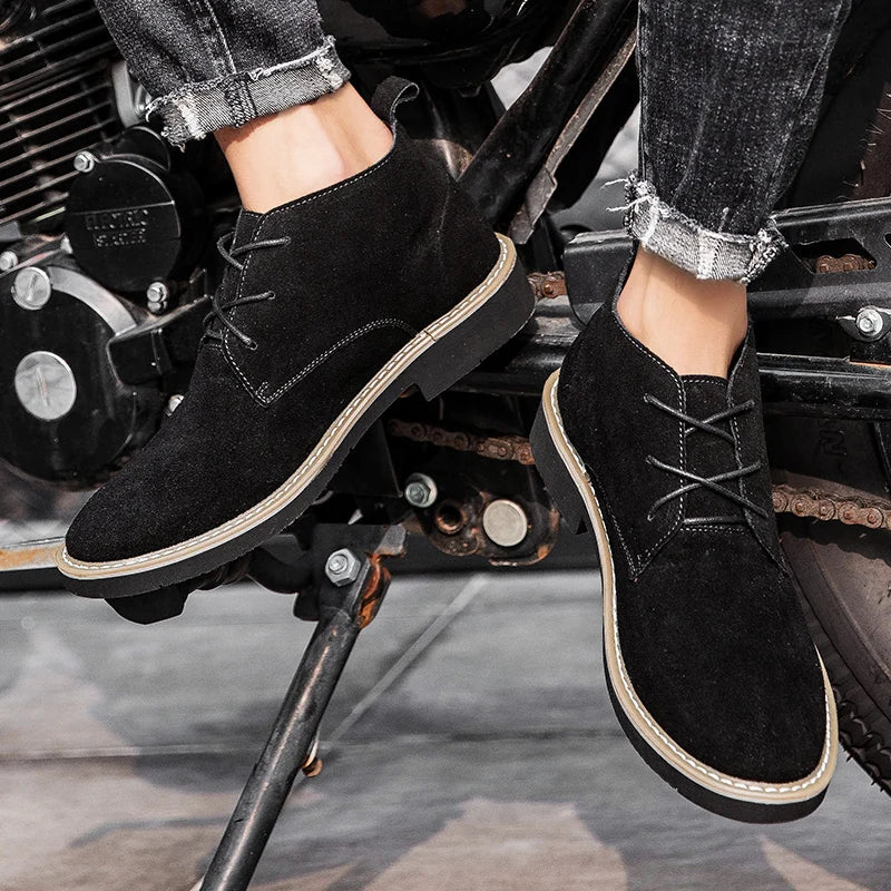 Sophie Wildlederschuhe | Unsichtbarer Absatz +6 cm