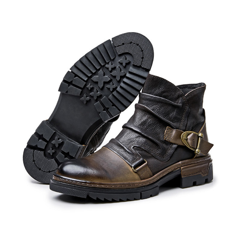 RebelRoad | Leder Biker Stiefel