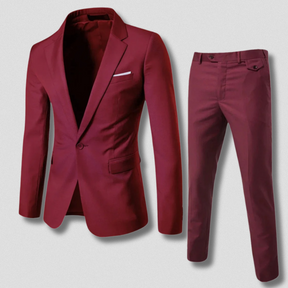 Theo | Eleganter Slim Fit Herrenanzug Für Hochzeit Oder Büro