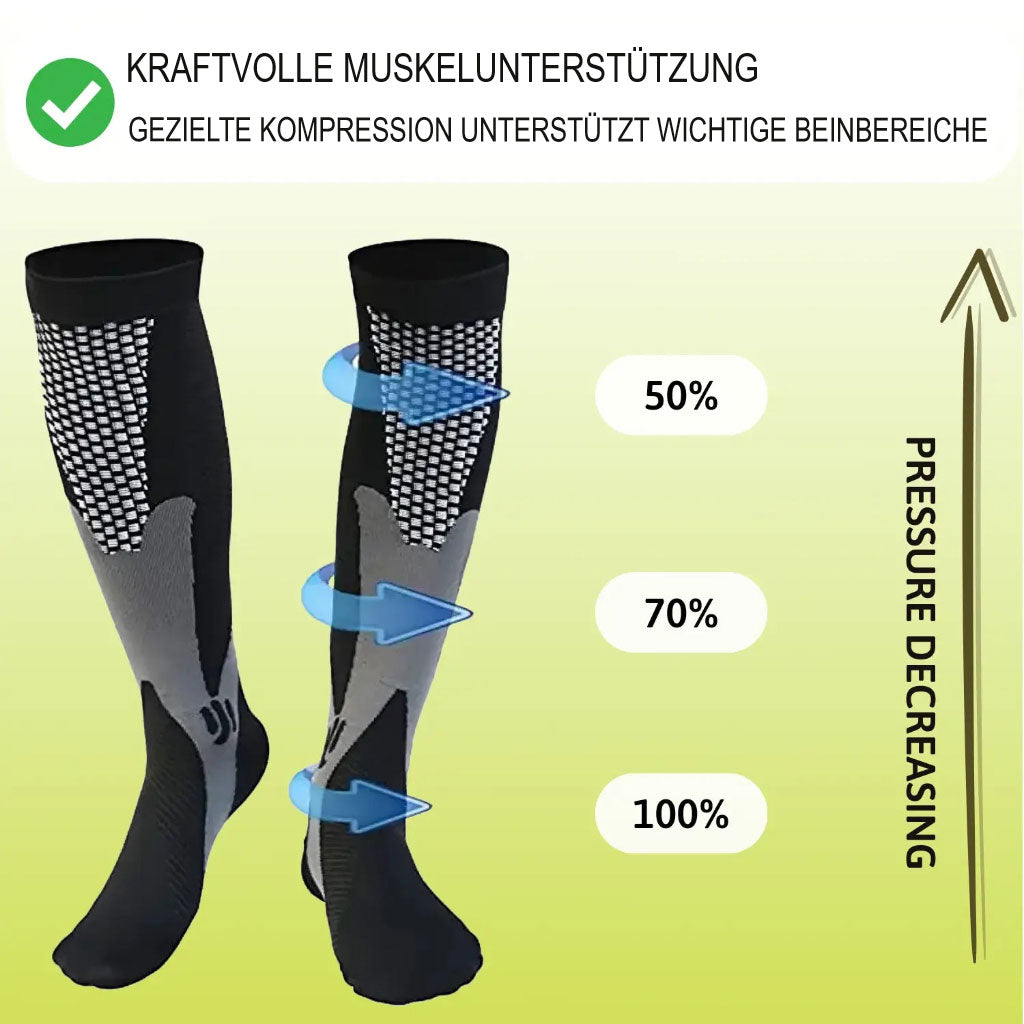 Lange Kompressionsstrümpfe – Verbessern Sie die Durchblutung und reduzieren Sie Muskelermüdung