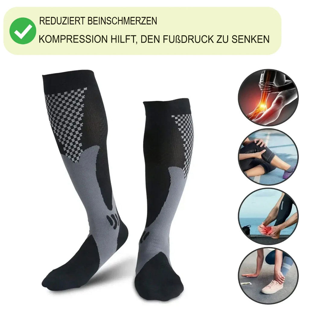 Lange Kompressionsstrümpfe – Verbessern Sie die Durchblutung und reduzieren Sie Muskelermüdung