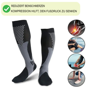 Lange Kompressionsstrümpfe – Verbessern Sie die Durchblutung und reduzieren Sie Muskelermüdung