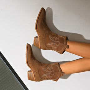 Carla | Wildleder-Cowboyboots