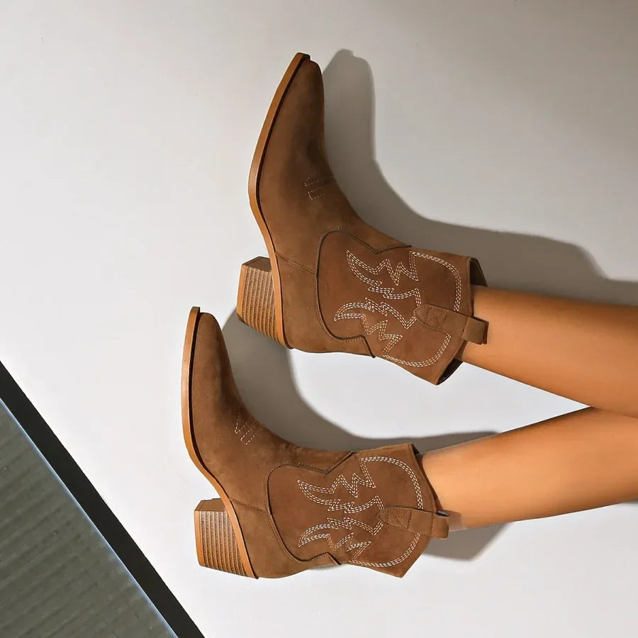 Carla | Wildleder-Cowboyboots