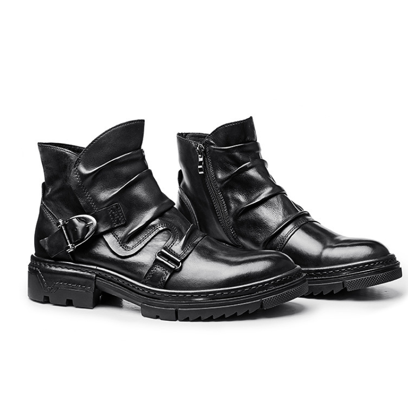 RebelRoad | Leder Biker Stiefel