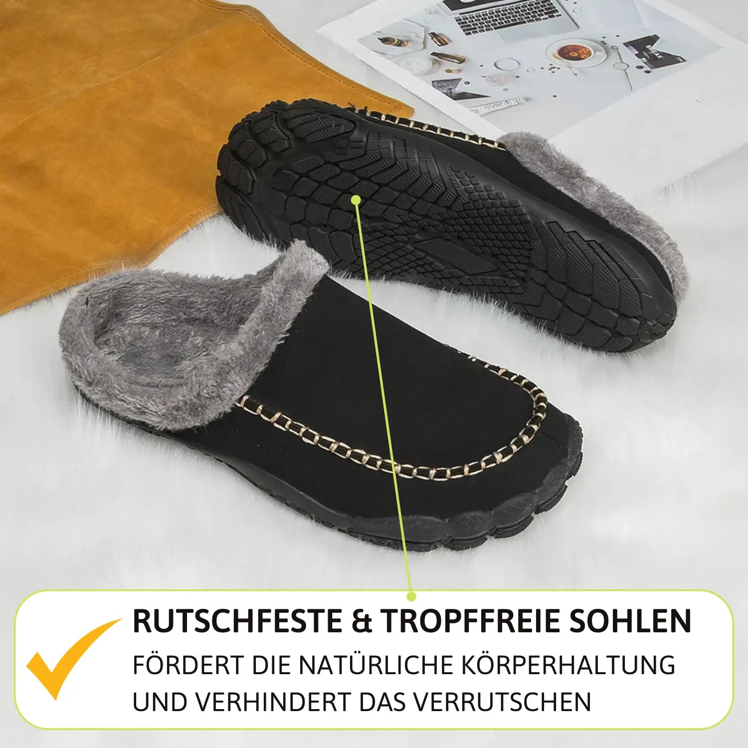 Slides – Bequeme Barfußpantoffeln