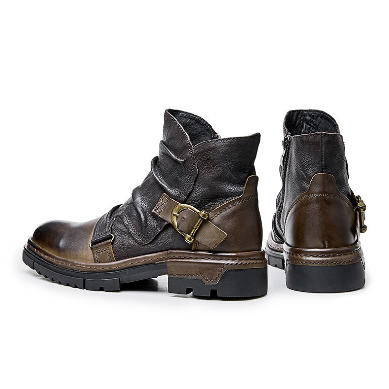 RebelRoad | Leder Biker Stiefel