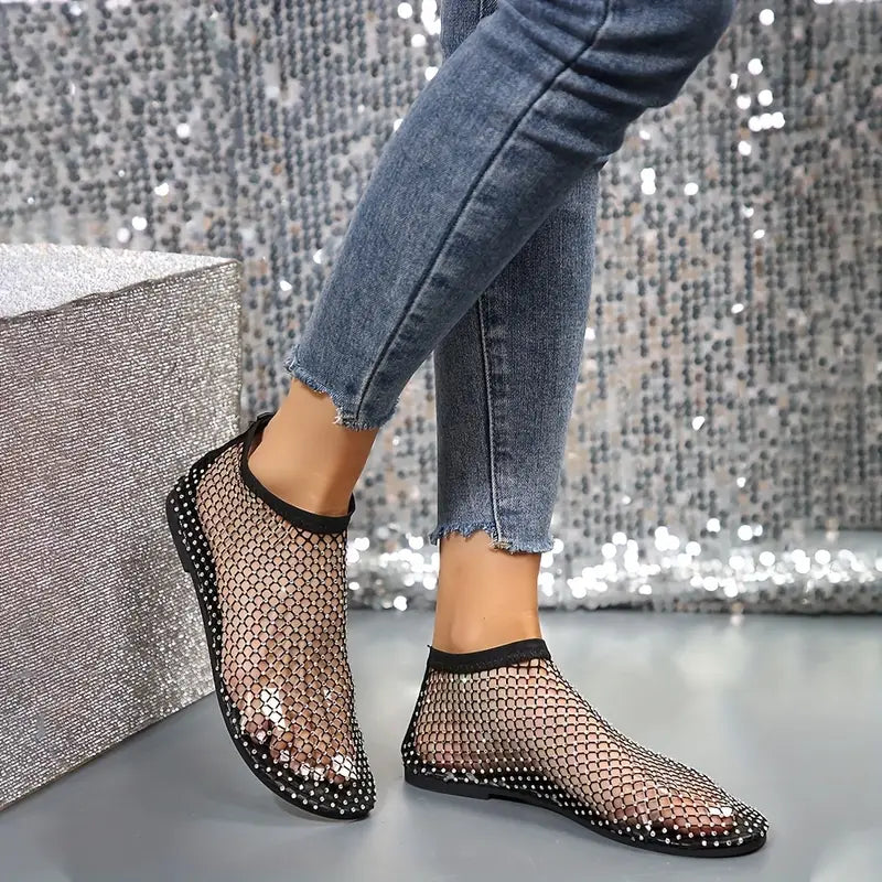SparkleStep | Elegante Damen-Flats - Stil & Glanz