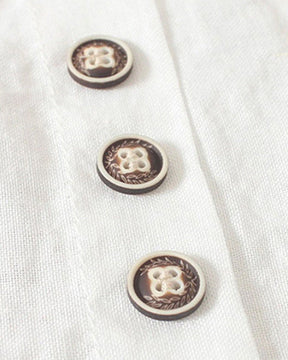 Kelly | Unifarbene Kurzarmbluse mit Rundhalsausschnitt