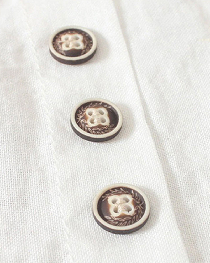 Kelly | Unifarbene Kurzarmbluse mit Rundhalsausschnitt