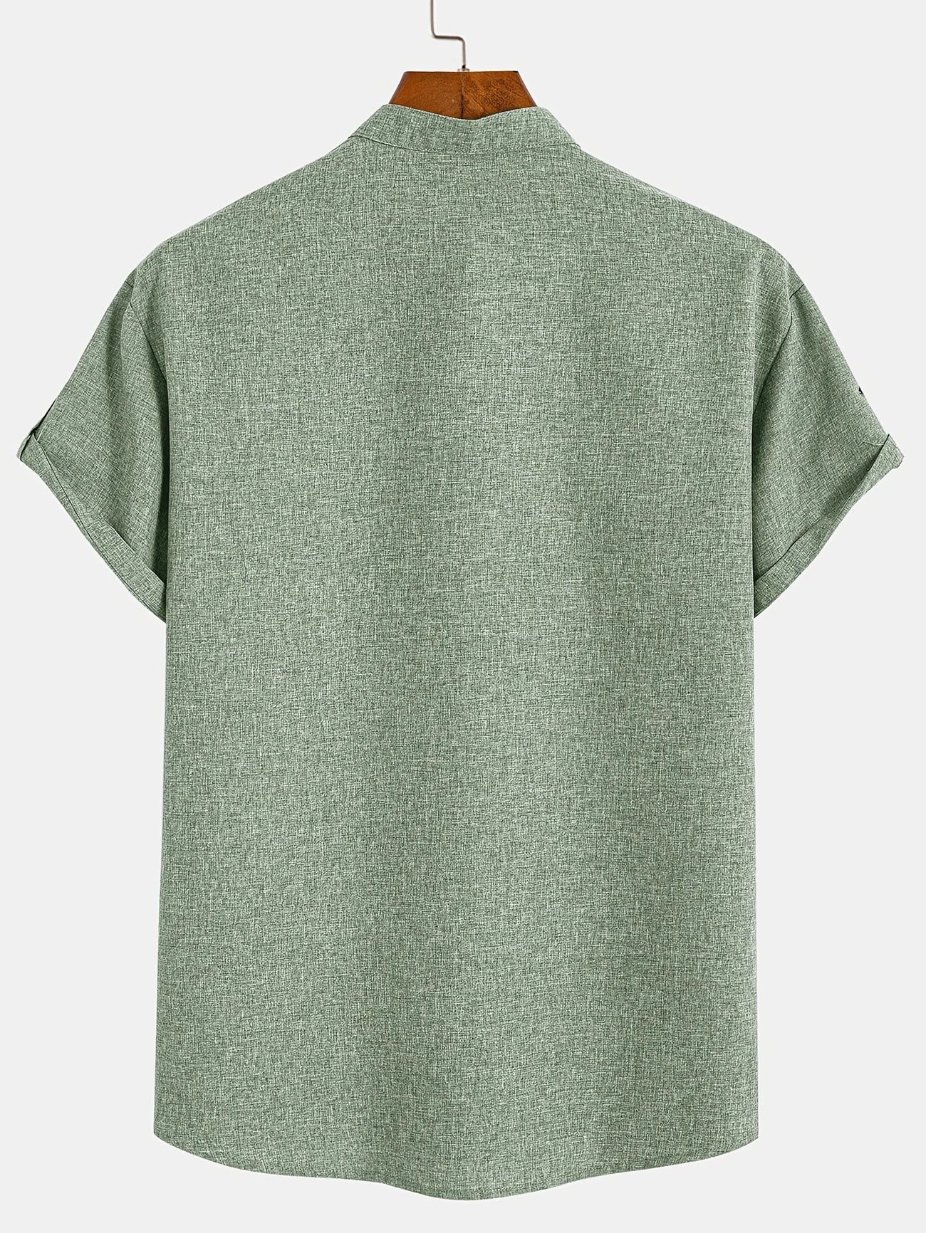 Men’s Kurzarm Stehkragenhemd | Elegant & Leicht