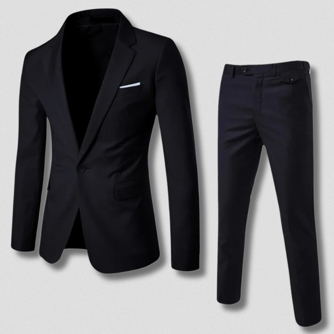 Theo | Eleganter Slim Fit Herrenanzug Für Hochzeit Oder Büro