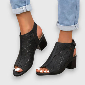 Virelle Sandalen | Eleganter Peep-Toe Look