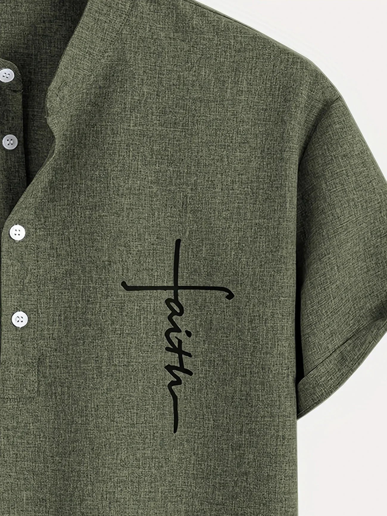 Men’s Kurzarm Stehkragenhemd | Elegant & Leicht