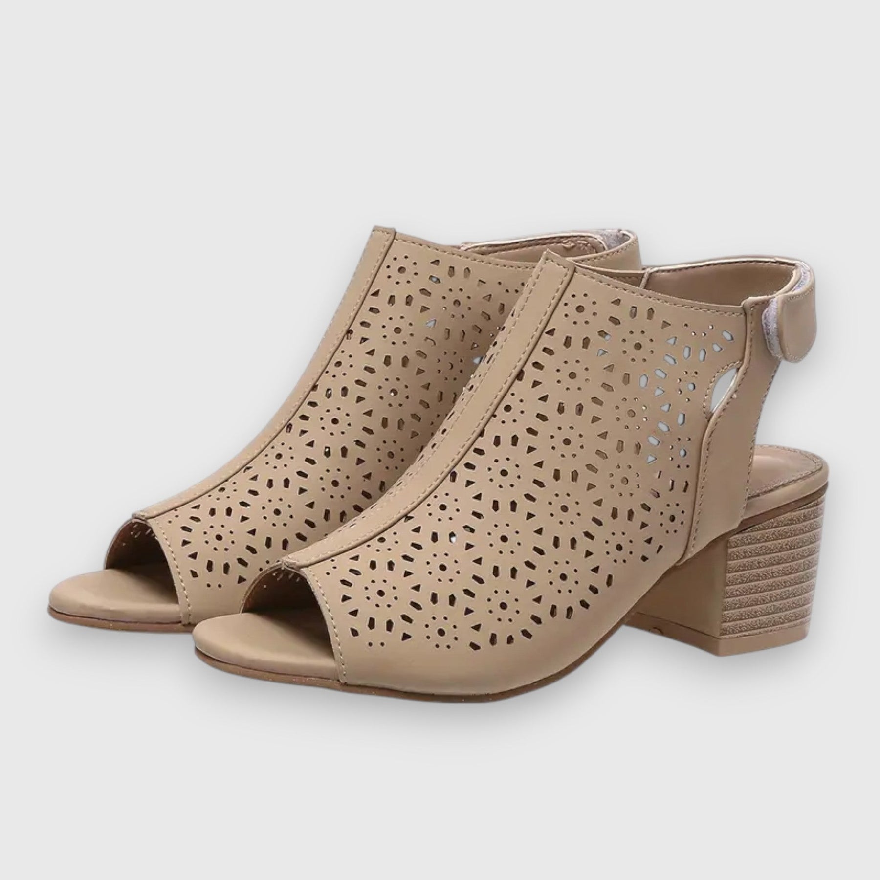 Virelle Sandalen | Eleganter Peep-Toe Look