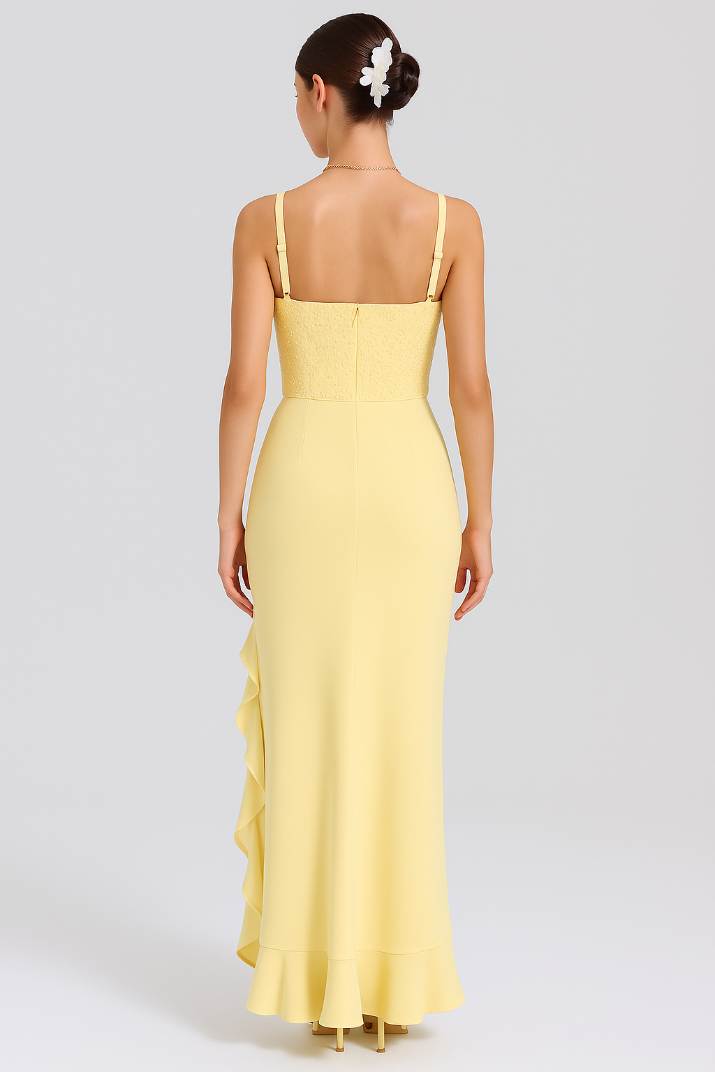 Damen Romantisches Elegantes Kleid | Midi