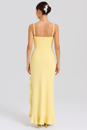 Damen Romantisches Elegantes Kleid | Midi