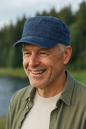 Gavriil | Lässige Patrouille-Kappe aus Baumwolle