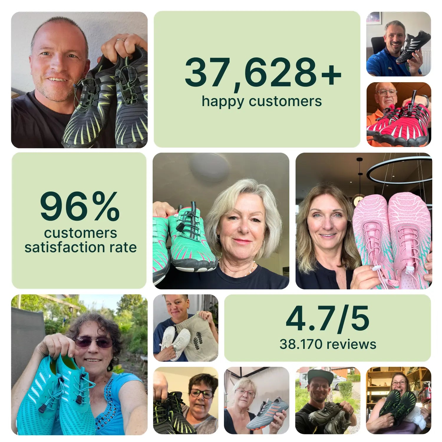 Polar Pro - Rutschfeste & Wasserbeständige Winter Barfußschuhe (Unisex)