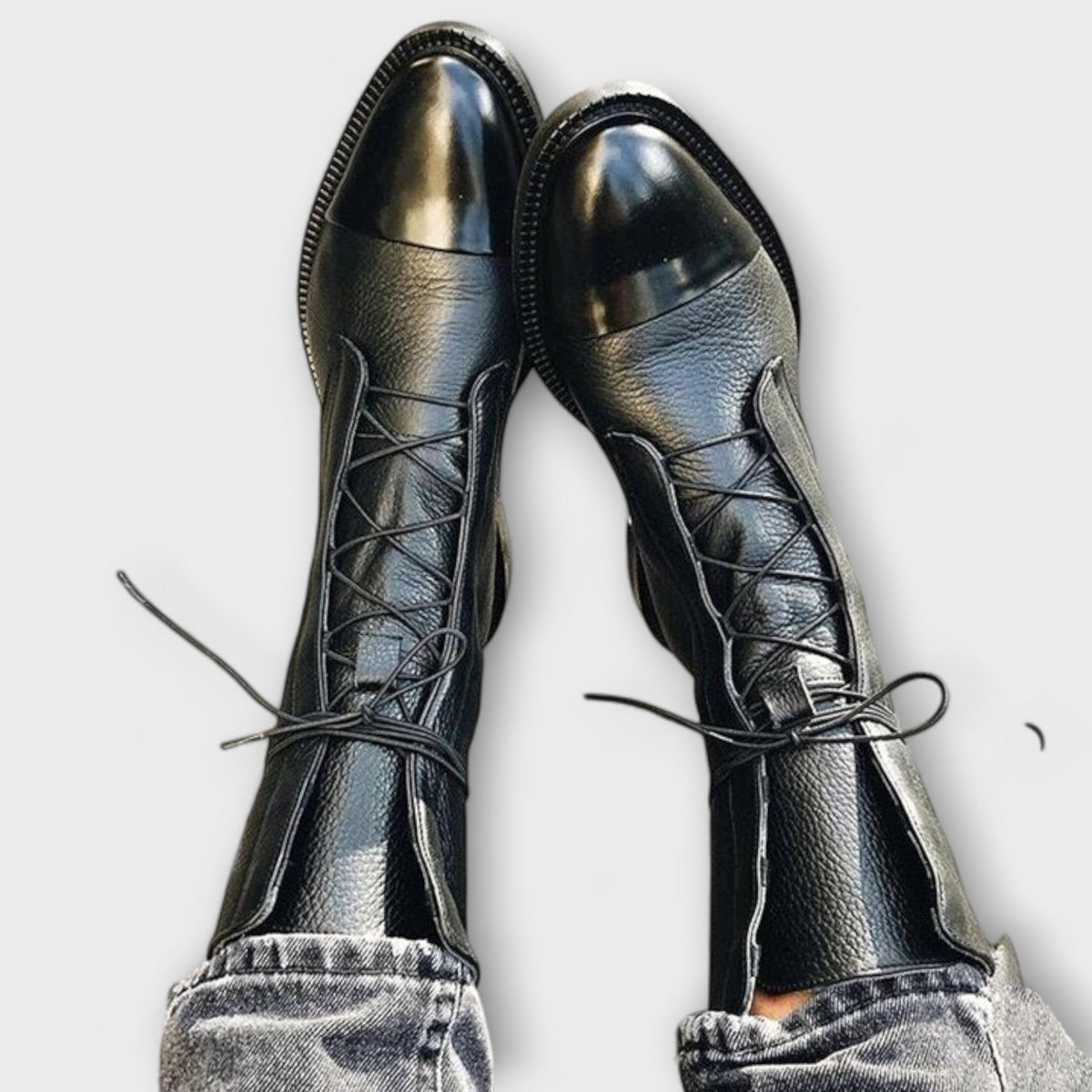 Angeline Premium-Stiefel | Hochwertiges PU-Leder