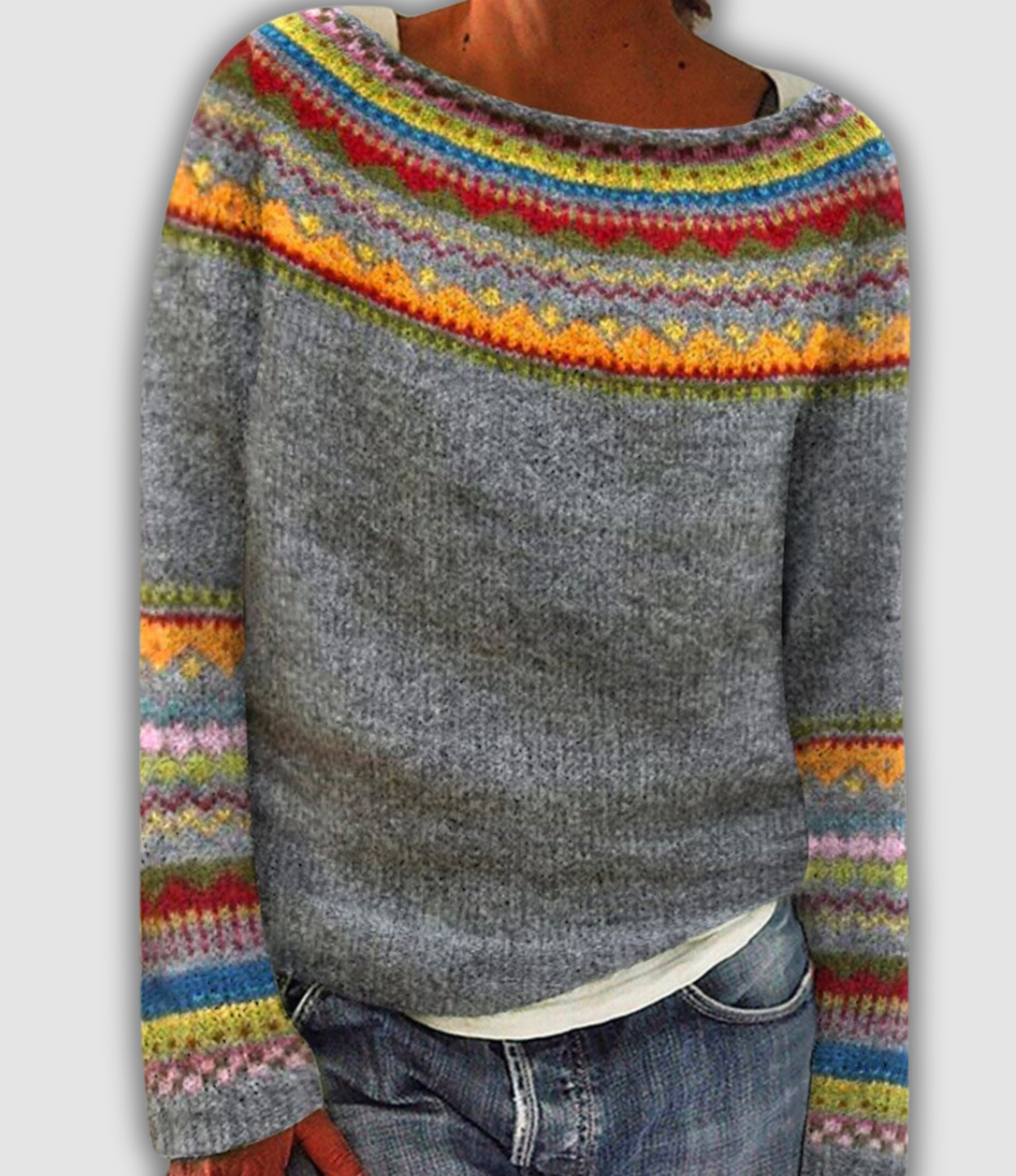 Damen Retro Eleganter Pullover | Vintage