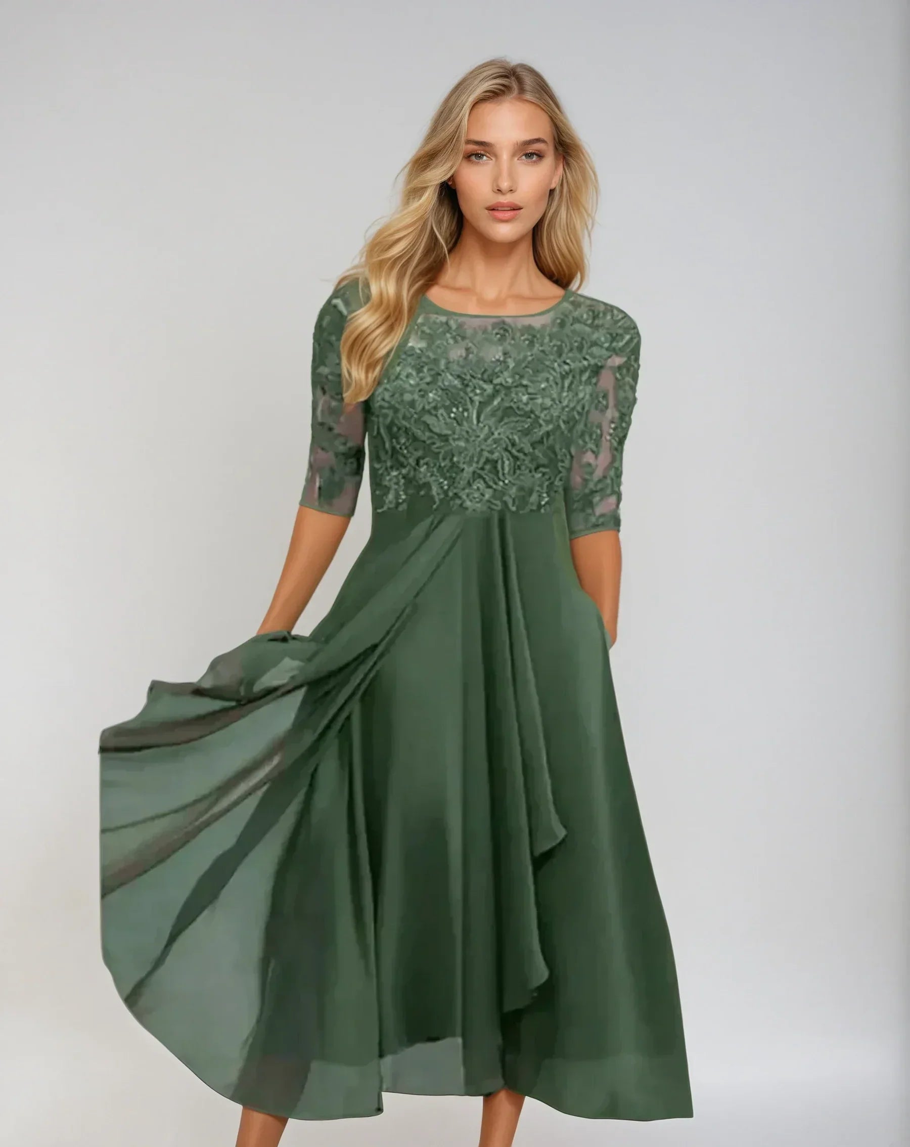 Marge | Elegantes Kleid Aus Spitze Mit Femininem Schnitt