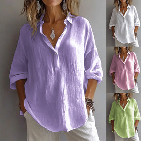 Women’s Elegante Bluse | V-Ausschnitt