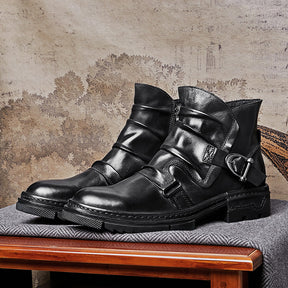 RebelRoad | Leder Biker Stiefel