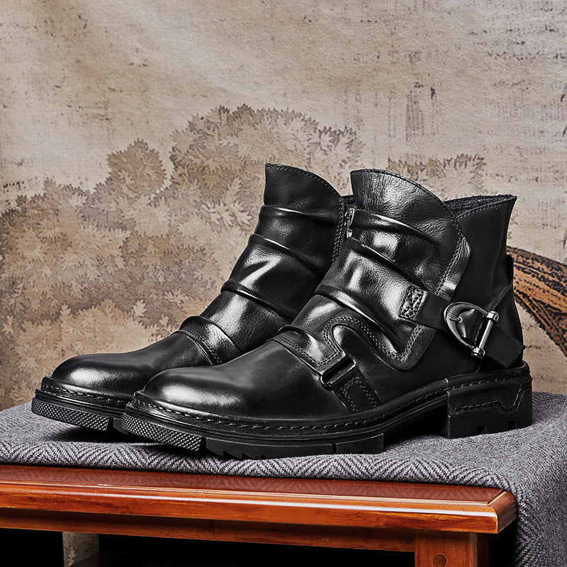 RebelRoad | Leder Biker Stiefel