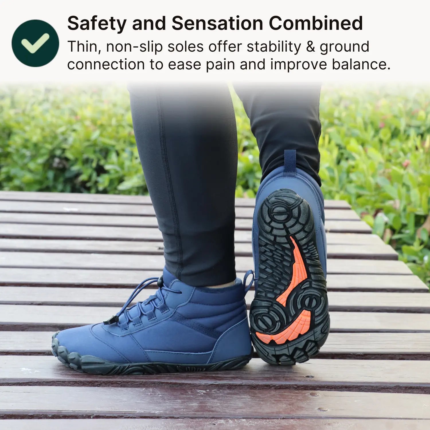 Polar Pro - Rutschfeste & Wasserbeständige Winter Barfußschuhe (Unisex)