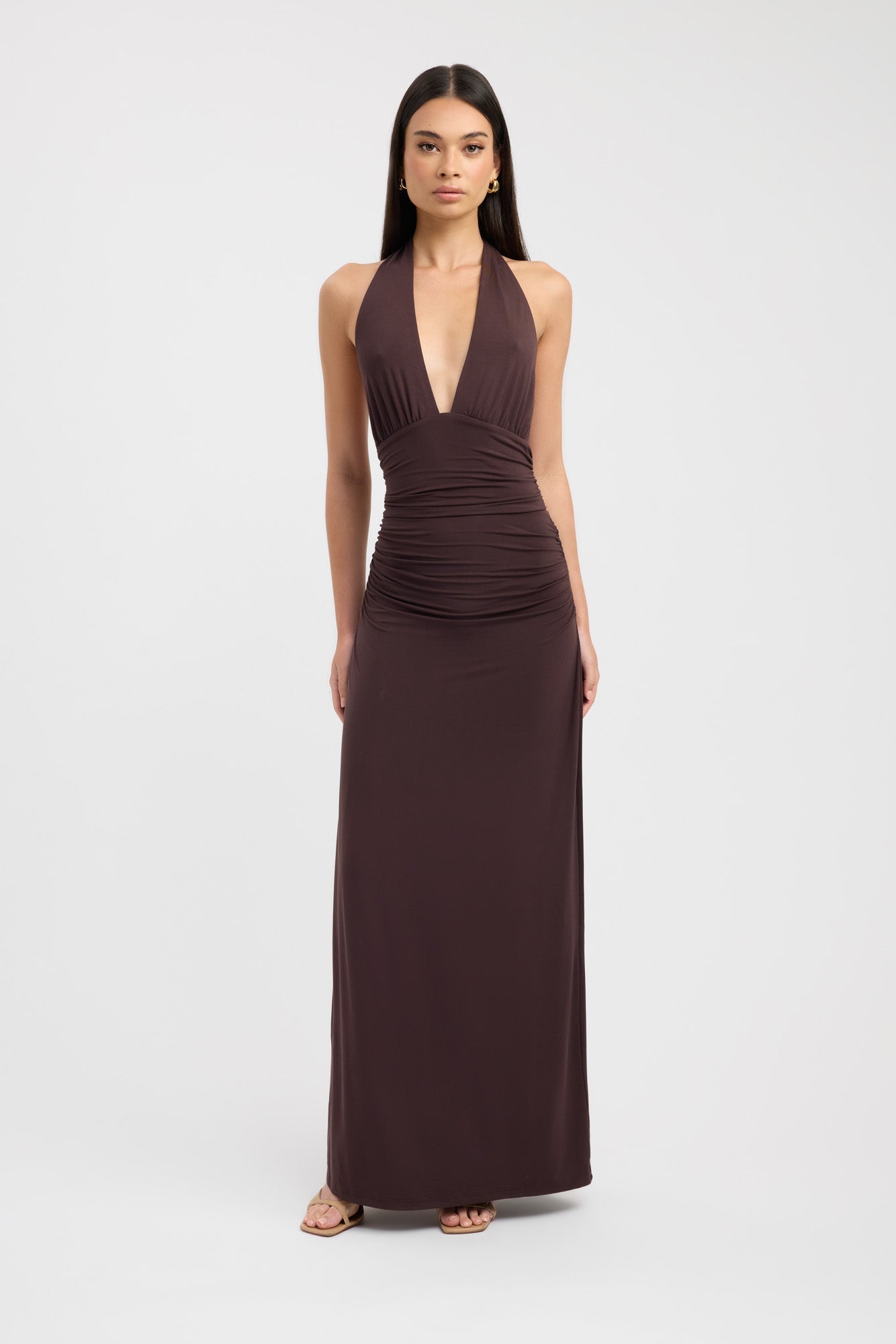 Damen Elegantes Raffiniertes Kleid | Maxi