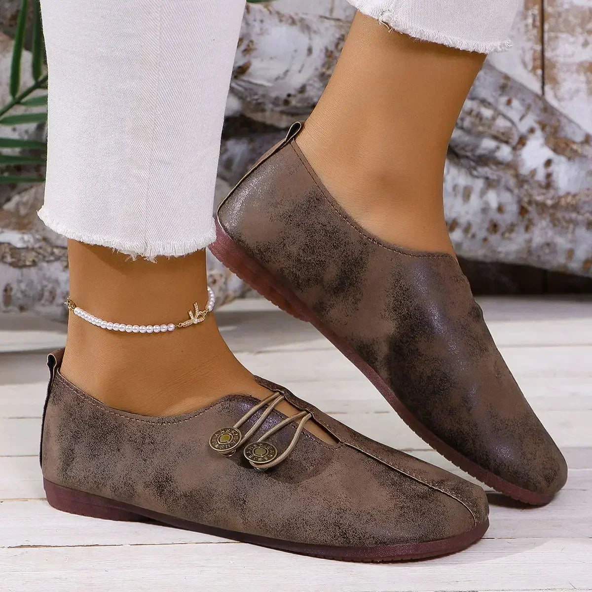 Noira | Bequeme Wildleder Loafer für Damen