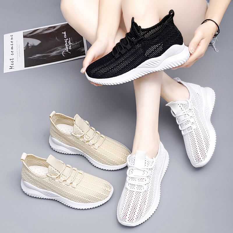 Atmungsaktive Strick-Wanderschuhe