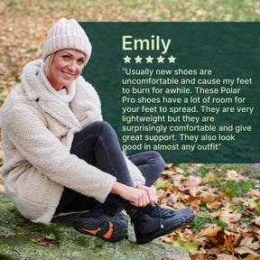 Polar Pro - Rutschfeste & Wasserbeständige Winter Barfußschuhe (Unisex)