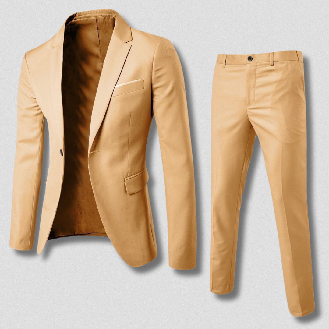 Theo | Eleganter Slim Fit Herrenanzug Für Hochzeit Oder Büro