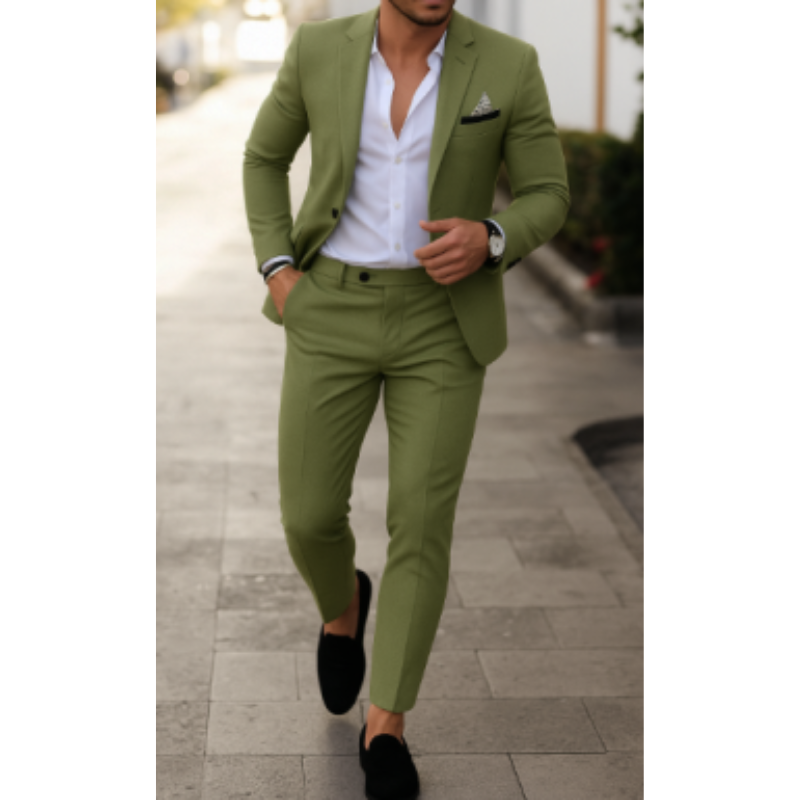 Herren Eleganter Sommer Hochzeit Anzug | 2-Teilig