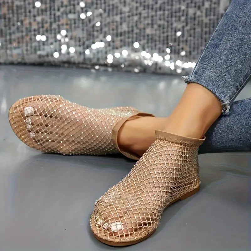 SparkleStep | Elegante Damen-Flats - Stil & Glanz