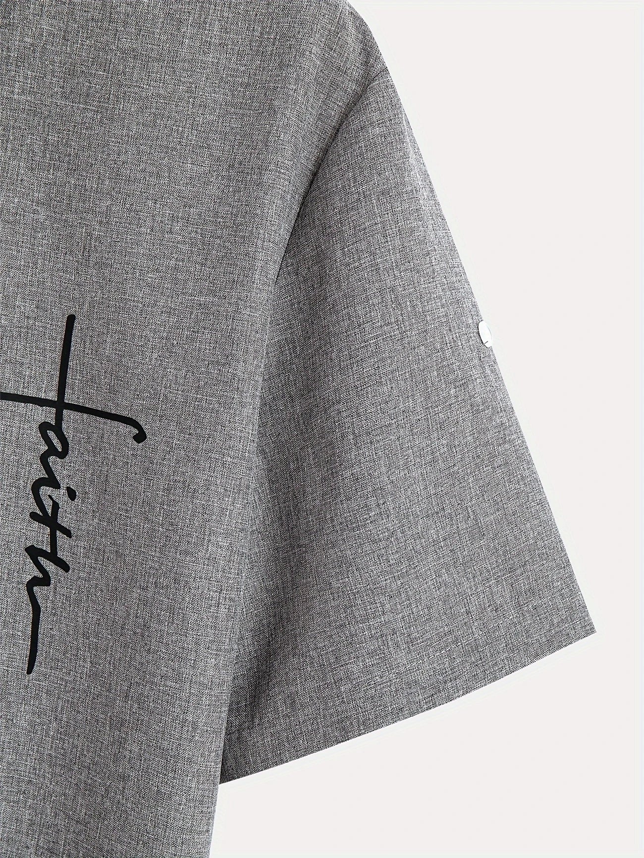 Men’s Kurzarm Stehkragenhemd | Elegant & Leicht