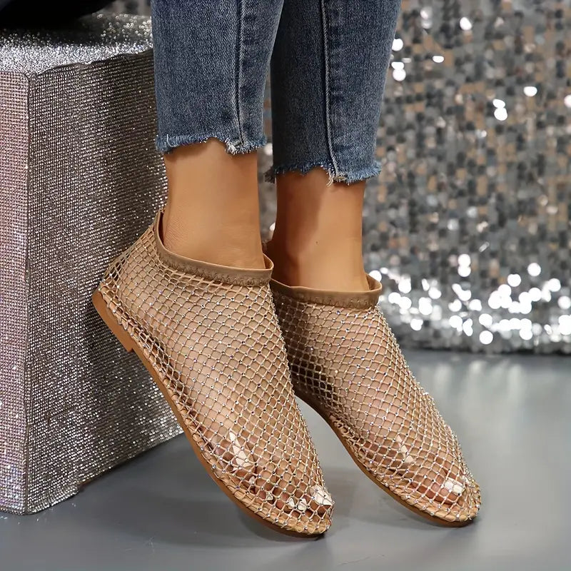 SparkleStep | Elegante Damen-Flats - Stil & Glanz