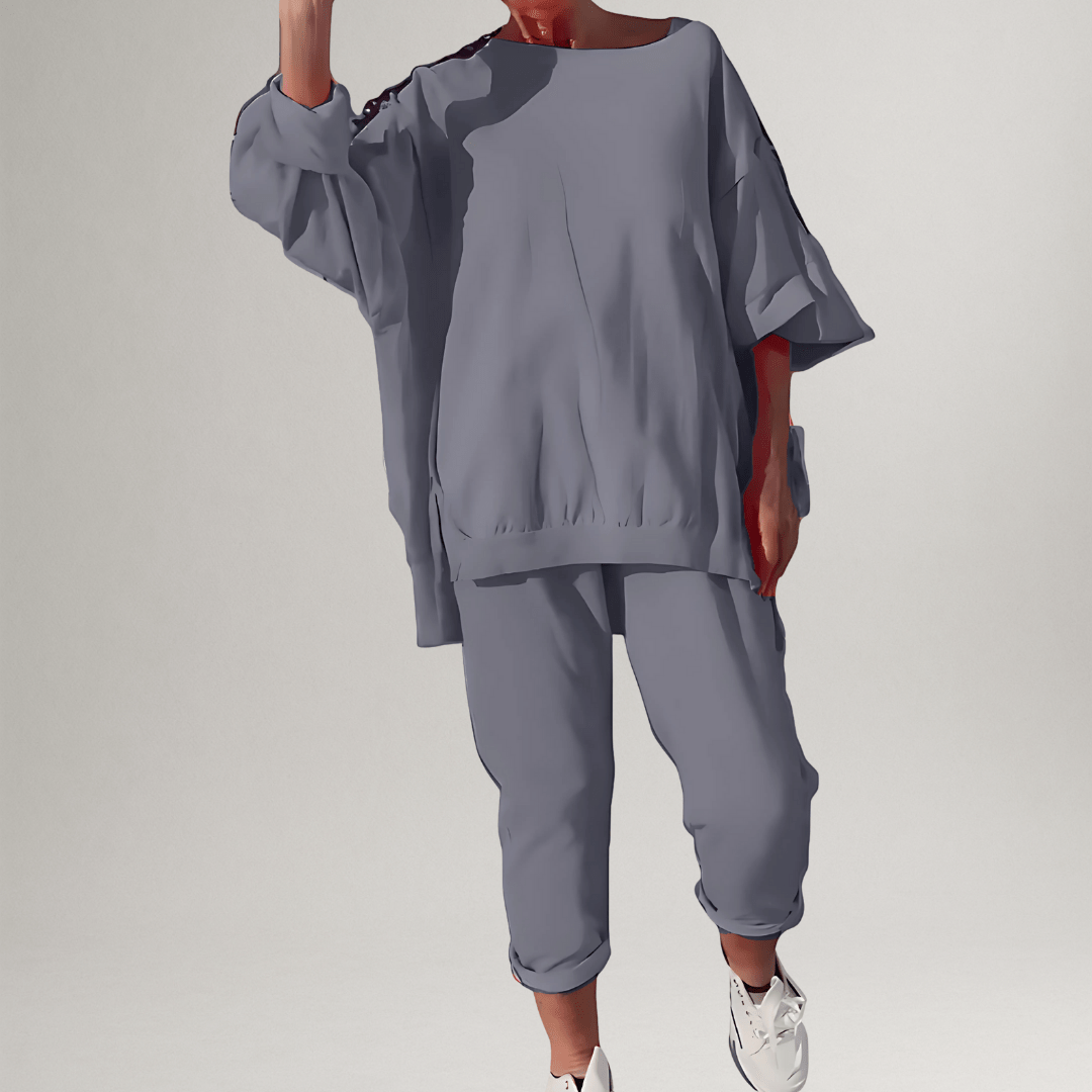 Damen Lässiges Stylisches Lounge-Ensemble | Komfortabel