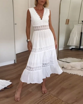 Nimfa | Boho-Midikleid Mit Häkelspitze Für Sommerliche Eleganz
