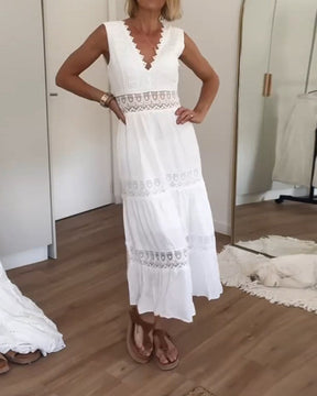 Nimfa | Boho-Midikleid Mit Häkelspitze Für Sommerliche Eleganz