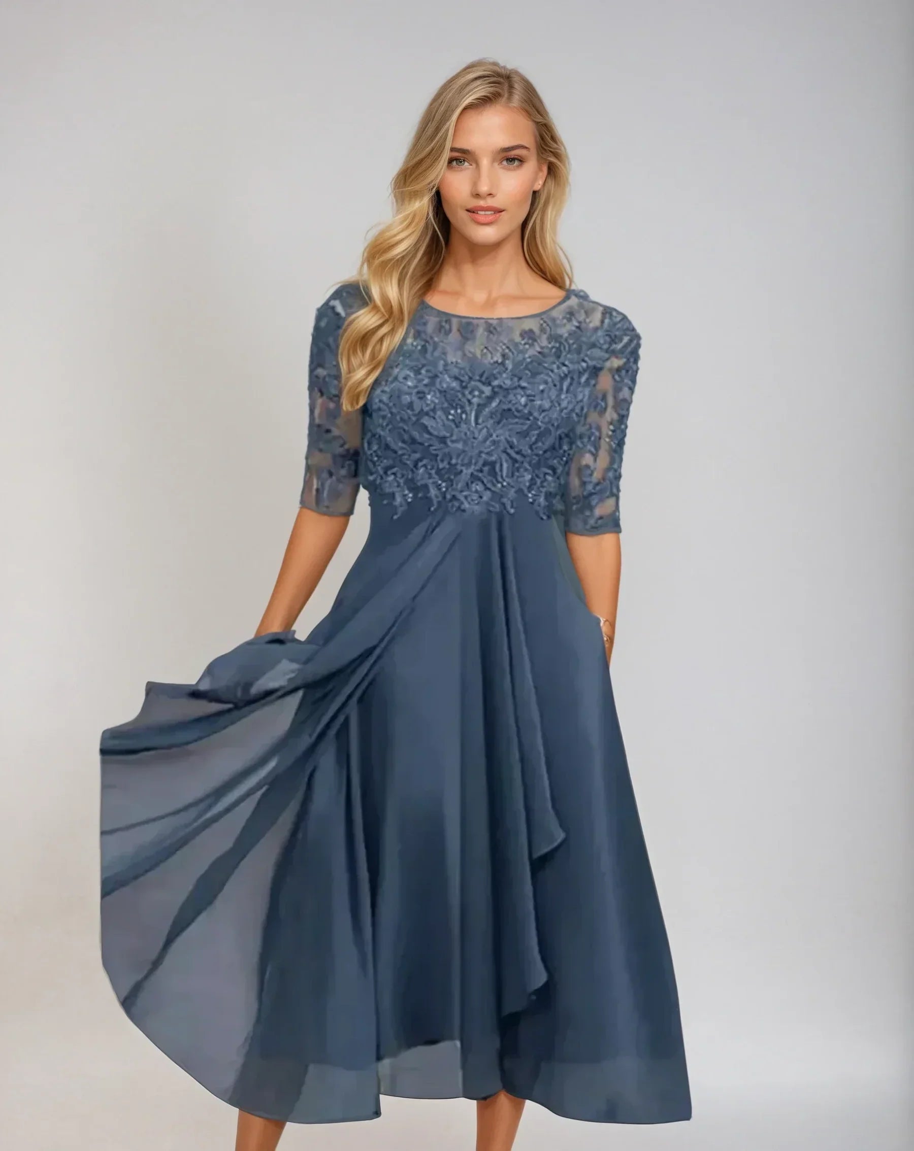 Marge | Elegantes Kleid Aus Spitze Mit Femininem Schnitt