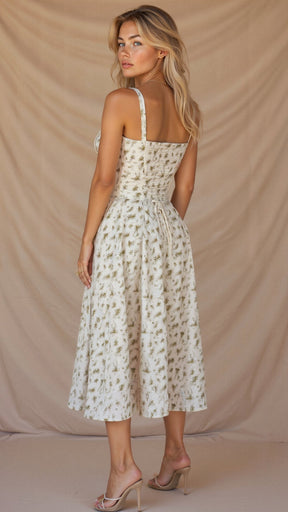 Kiana | Elegantes Korsett Midikleid für Feminine Silhouette