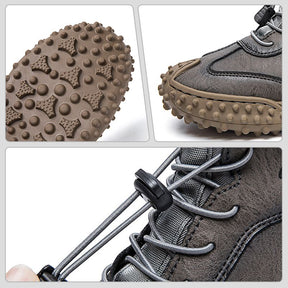 Baskets Décontractées En Cuir Cousues À La Main Pour Hommes