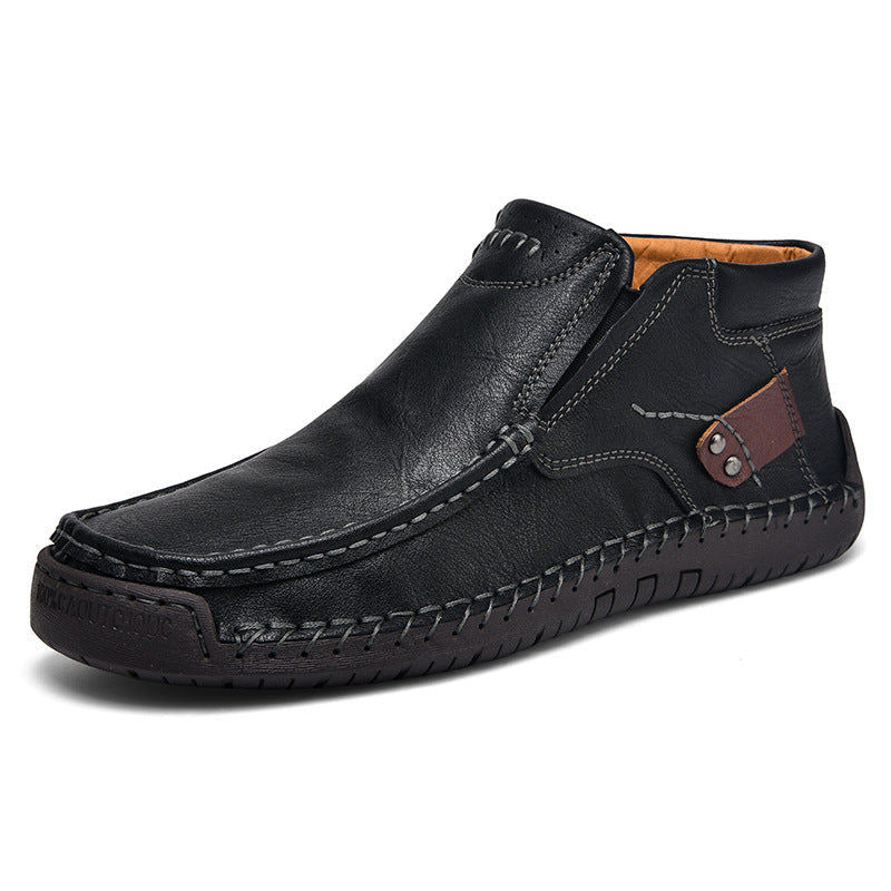Bequeme High-Top Mokassins für Herren