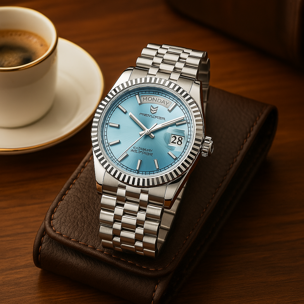 Herren Elegante Edelstahl Automatikuhr | Klassisch