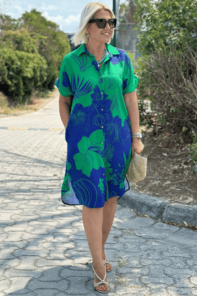 Damen Blumenkleid | Locker & Leicht